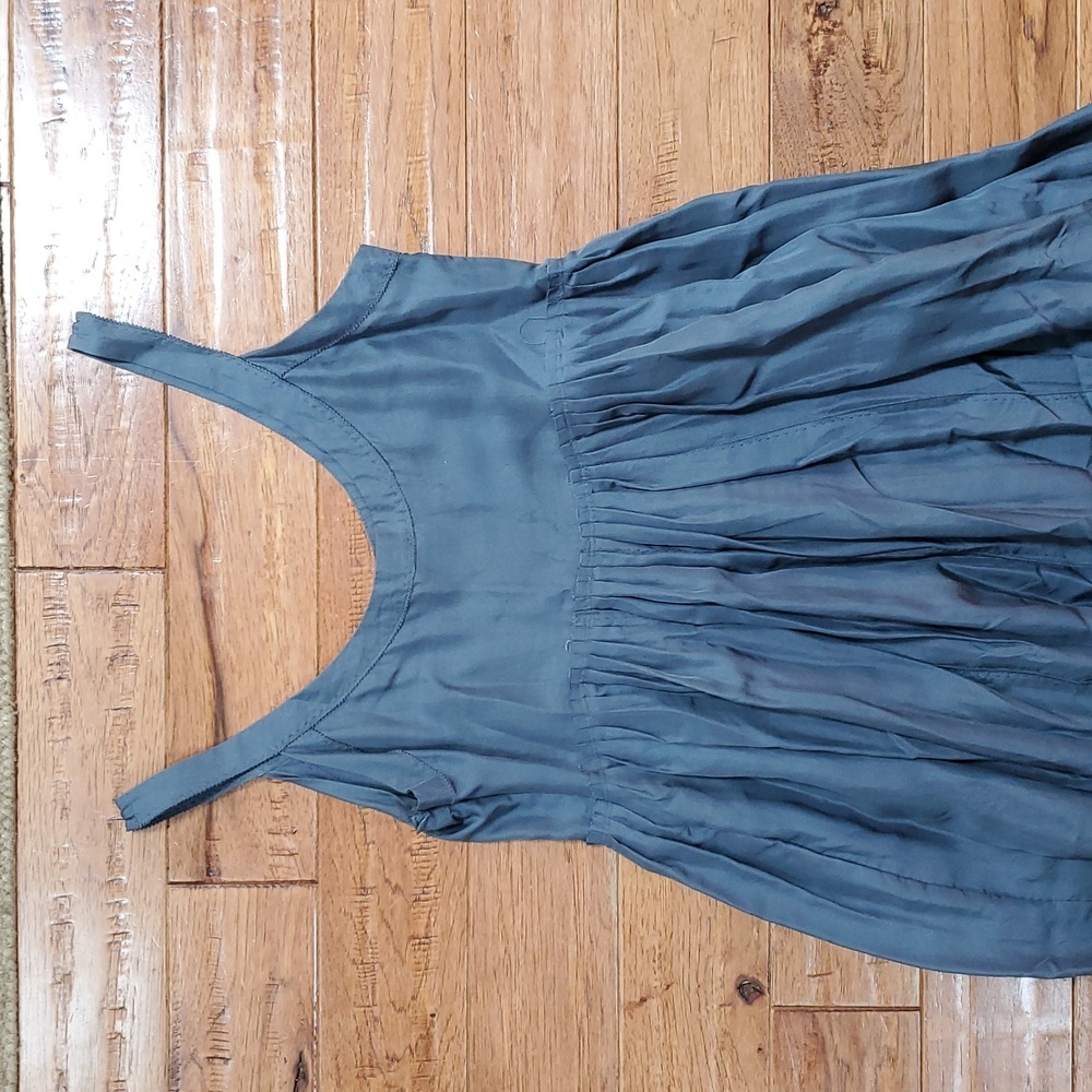 Jigsaw Silk Blue Sleeveless Tank Dress - Picture 6 of 9